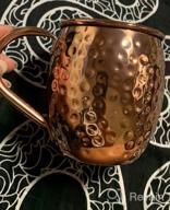 img 1 attached to Handcrafted Moscow Mule Mugs & Beer Glasses Set With Copper Accessories - Perfect Gift For Any Occasion! review by Jennifer Shetty