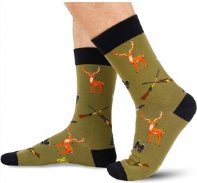 img 3 attached to Novelty Fishing, Bowling & Baseball Socks - Perfect Dad Gift For The Sports Lover!