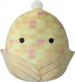 img 4 attached to Ultrasoft Squishmallow 14-Inch Brown Speckled Corn Plush With Husk - Add Cornelias To Your Squad, Large Stuffed Animal Toy, Official Kelly Toy Plush For Better SEO
