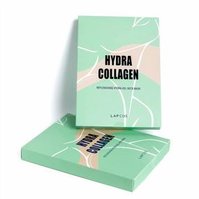 img 1 attached to Firm Skin & Reduce Fine Lines With LAPCOS Collagen Neck Mask - Hyaluronic Acid & Collagen Hydragel (5 Pack)