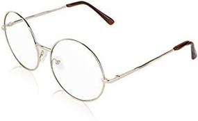 img 1 attached to Круглые солнцезащитные очки в стиле ретро UV400 с затемненными линзами - большие круглые очки SunnyPro