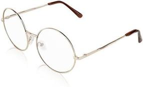 img 3 attached to Круглые солнцезащитные очки в стиле ретро UV400 с затемненными линзами - большие круглые очки SunnyPro