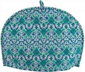 img 2 attached to Add A Touch Of Vintage Indian Decor To Your Kitchen With Handmade Cotton Tea Cosy Cover In Green