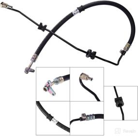 img 1 attached to 💪 Premium Power Steering Pressure Hose Assembly for Honda CR-V CRV 2007-2011 | Replaces # 53713SWAA03 & 53713SWAA02