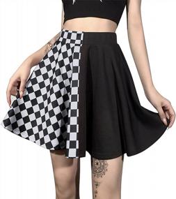 img 1 attached to Stay Cool And Stylish With Gothic Plaid Mini Skirts For Women This Summer!