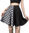 stay cool and stylish with gothic plaid mini skirts for women this summer! logo