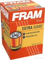 🔍 fram extra guard ph4967 oil filter | 10,000 mile change interval | spin-on design | black логотип