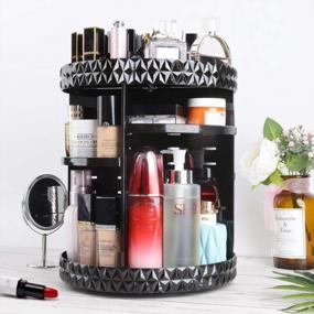 img 3 attached to Streamline Your Beauty Routine With InnSweet'S Large Capacity Rotating Makeup Organizer - 8 Layers Of Organized Bliss!