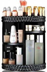 img 4 attached to Streamline Your Beauty Routine With InnSweet'S Large Capacity Rotating Makeup Organizer - 8 Layers Of Organized Bliss!