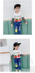 img 1 attached to Toddler Comfort Sleeve T Shirt Dinosaur Apparel & Accessories Baby Girls via Clothing