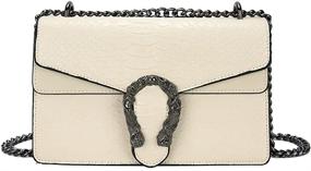 img 1 attached to 👜 Women's Leather Shoulder Chain Purse - Handbags & Wallets via Satchels