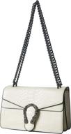 👜 women's leather shoulder chain purse - handbags & wallets via satchels logo