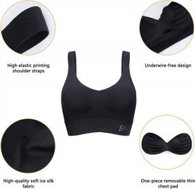 img 1 attached to Women'S Seamless Racerback Sports Bra: Comfort & Support For Yoga, Running & More | TrainingGirl