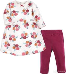 img 4 attached to Hudson Baby Quilted Cotton Leggings Apparel & Accessories Baby Girls ... Clothing