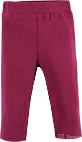 img 1 attached to Hudson Baby Quilted Cotton Leggings Apparel & Accessories Baby Girls ... Clothing