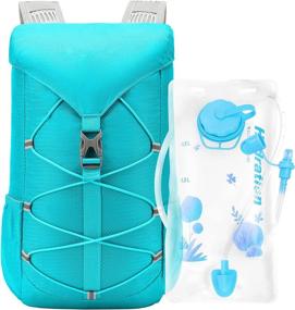 img 4 attached to 🎒 Children's Hydration Backpack - Water Backpack with 1.5L Hydration Bladder | Lightweight & Insulated for Festivals, Raves, Hiking, Biking, Climbing, Running | 10L Capacity