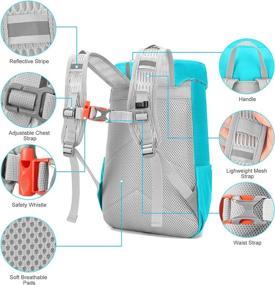 img 1 attached to 🎒 Children's Hydration Backpack - Water Backpack with 1.5L Hydration Bladder | Lightweight & Insulated for Festivals, Raves, Hiking, Biking, Climbing, Running | 10L Capacity