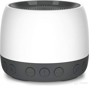 img 1 attached to 🔊 elesories S7-2 White Noise Machine: High-Fidelity Sleep Audio Tracks, Wireless Speakers, Timer & Memory Function - Ideal for Adults and Babies