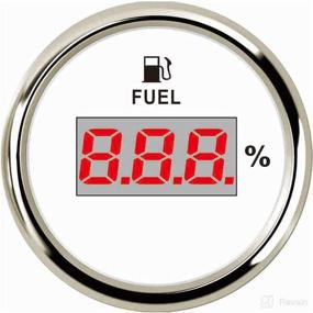 img 4 attached to 📏 SAMDO Universal Fuel Level Gauge: Digital Meter 52mm, 0-190ohm Signal, 12V/24V Compatible