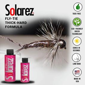 img 3 attached to Thick Hard Formula Fly Tie Resin By SOLAREZ - Low Odor, Cures In Seconds With UV Light Systems, Tack-Free Guarantee! Eco-Friendly And Proudly Made In The USA.