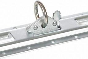 img 1 attached to 🔒 20 Extra Heavy Duty E-Track O-Ring Tie-Down Anchors with Spring Fittings - Steel Rings for Secure Cargo Loads to E-Track Tie-Down System (Variety of Colors)