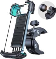 📱 andobil motorcycle phone mount: universal 2022 upgrade, full protection, strongest handlebar clamp for iphone 13, galaxy s22 & more логотип