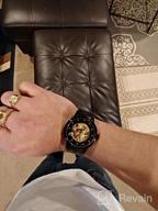 img 1 attached to Luxury Men'S Mechanical Skeleton Automatic Watch With Dragon Carved Dial, Lumious Hands, Diamond Accents, Waterproof Stainless Steel Business Wristwatch By Weicam review by Jemar Lorenzo