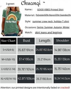 img 2 attached to Christian Graphic Tees For Women: Causal Loose Short Sleeve Summer Blouses Tops By Chuanqi