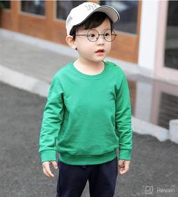 img 1 attached to DQCUTE Crewneck Sweatshirt Pullover Toddler Apparel & Accessories Baby Boys ... Clothing