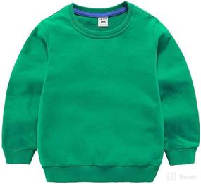 img 3 attached to DQCUTE Crewneck Sweatshirt Pullover Toddler Apparel & Accessories Baby Boys ... Clothing