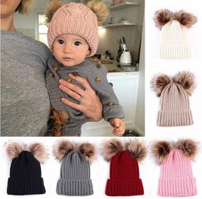 img 1 attached to Warm & Cozy: Baby Knit Hat For Winter-Infant To Toddler Age Range