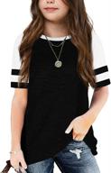 👚 stylish and comfortable apbondy t shirts sleeve summer blouse for girls - tops, tees & blouses logo