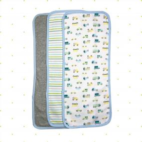 img 2 attached to Soft And Durable Spasilk Burp Cloths For Your Little Prince