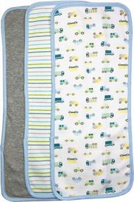 img 4 attached to Soft And Durable Spasilk Burp Cloths For Your Little Prince