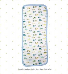 img 3 attached to Soft And Durable Spasilk Burp Cloths For Your Little Prince