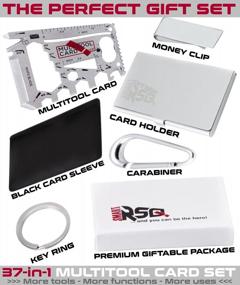 img 3 attached to Get Ready For Anything With The Ultimate 37-In-1 Credit Card Tool Gift Set For Men