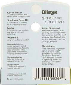 img 2 attached to Blistex Simple Hypoallergenic Moisturizer 0.15 oz - Personal Care
