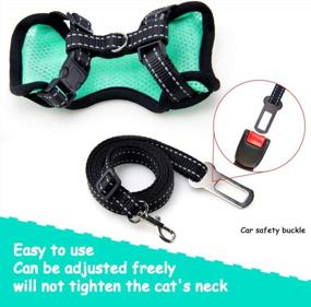 img 2 attached to Adjustable Escape-Proof Cat Harness And Leash Set - Soft And Breathable Walking Jacket For Small Pets, With Durable Metal Leash Ring - Perfect For Kittens And Puppies - Size Medium