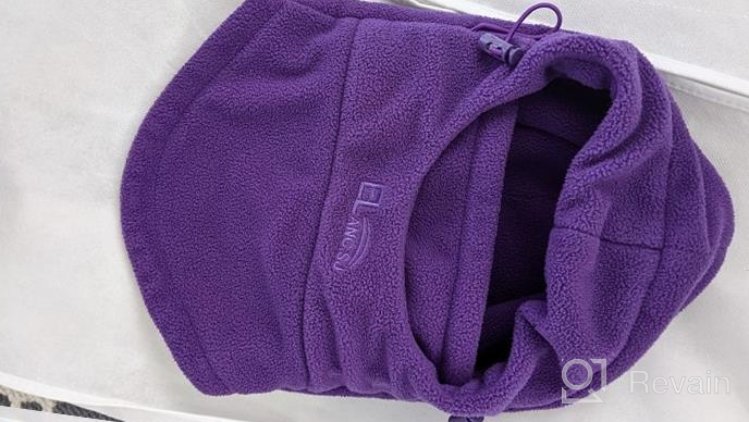 img 1 attached to Winter Warm Balaclava Mask for Kids - Windproof Snow Hat, Ski Mask, and Neck Warmer for Toddlers, Boys, and Girls review by Bubba Baldwin