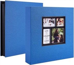 img 3 attached to 600 Pocket Ywlake Photo Album 4X6 With Linen Cover - Extra Large Capacity For Family Wedding Pictures, Horizontal & Vertical Photos!