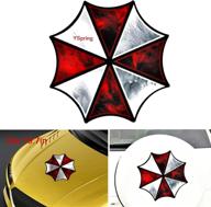 🌂 yspring umbrella corporation decal: showcase your evil umbrella logo with car front cover sticker (dia 19.7in) логотип