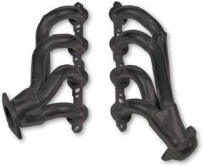 img 1 attached to 🔥 Flowtech 91835FLT Shorty Headers - Premium Black Painted Performance Upgrade