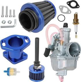 img 4 attached to GREHUA VM22 Carburetor Carb Intake Manifold Air Filter With Mini Air Filter Kit For Predator 212Cc 196Cc 6