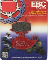 ebc brakes fa130x disc brake pad set for enhanced performance, in sleek black логотип