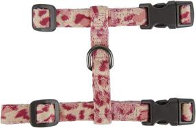 img 1 attached to 🐱 Ultimate Control and Style: Petiry Adjustable Cat Harness Leash Set - Escape Proof Pink Leopard Pattern for Walking Cats