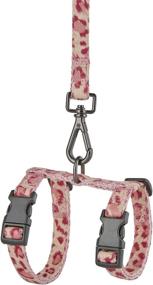 img 2 attached to 🐱 Ultimate Control and Style: Petiry Adjustable Cat Harness Leash Set - Escape Proof Pink Leopard Pattern for Walking Cats