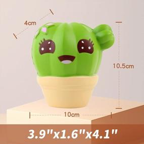 img 3 attached to 4.1 Inch Jumbo Slow Rising Scented Squishies Cactus Stress Relief Toy - Kawaii Collection Gift Random Delivery