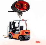 fuguang led forklift safety light 8w red spot light warehouse safe zone warning security indicator light dc10v-80v wide voltage cree chip (8w square spot light логотип