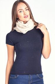 img 2 attached to Premium Solid Lambswool Pashmina Scarf For Men And Women - Mariyaab'S 100% Wool