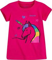 crayola childrens apparel graphic crewneck girls' clothing at tops, tees & blouses logo